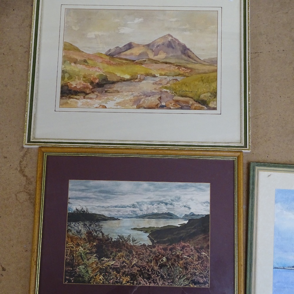J E Sainsbury, watercolour, pleasure yachts, and 4 other watercolours by different hands (5) - Image 2 of 2