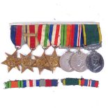 A group of 7 George VI Second World War Service medals, comprising Territorial, GSM, Defence, France