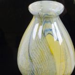 A Czechoslovakian coloured Studio glass vase, circa 1960s, height 20cm, unsigned Perfect condition