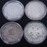 4 silver proof coins