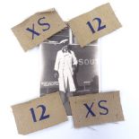 4 SX12 unused Southdown Motor Transport Unit cloth badges and a postcard