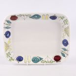 MARRIANNE WESTMAN FOR RORSTRAND, SWEDEN, "Picknick" design oven dish, length 30cm. Good condition,