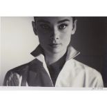 JACK CARDIFF, OBE, chiaroscuro on German etching paper, Audrey Hepburn, Icons collection, signed and