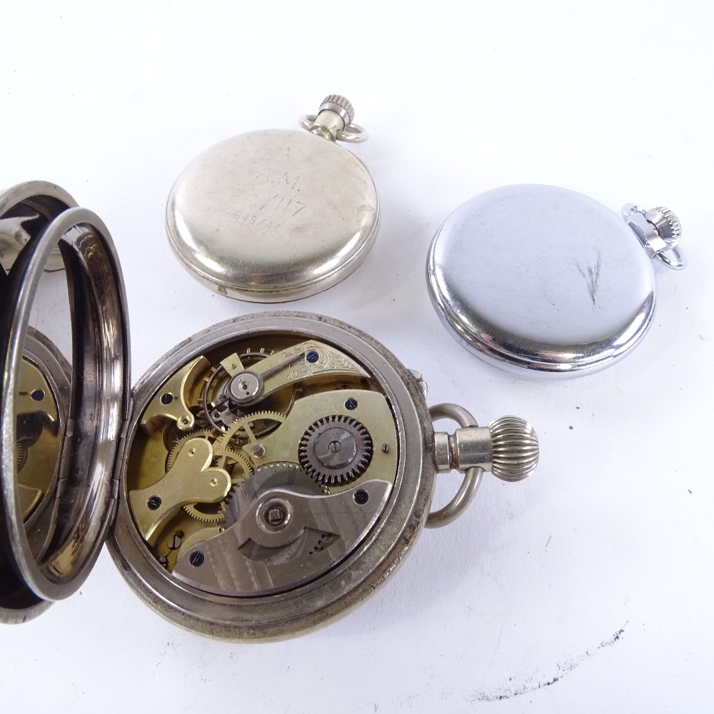 Various pocket watches and lighters, including Goliath timepiece (8) Only Goliath, Smiths Empire and - Image 4 of 5