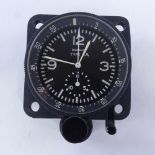 DODANE - a Vintage French Type 11A mechanical aircraft cockpit-chronometer clock, circa 1981,