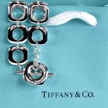 PALOMA PICASSO for TIFFANY & CO - a modern sterling silver cushion link bracelet, bracelet length