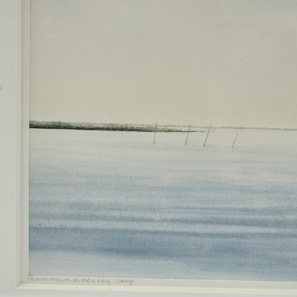 Arnoud Boering (born 1951), coloured etching, shore scene, signed in pencil 2004, image 15.5" x 22", - Image 5 of 8