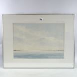 Arnoud Boering (born 1951), coloured etching, shore scene, signed in pencil 2004, image 15.5" x 22",