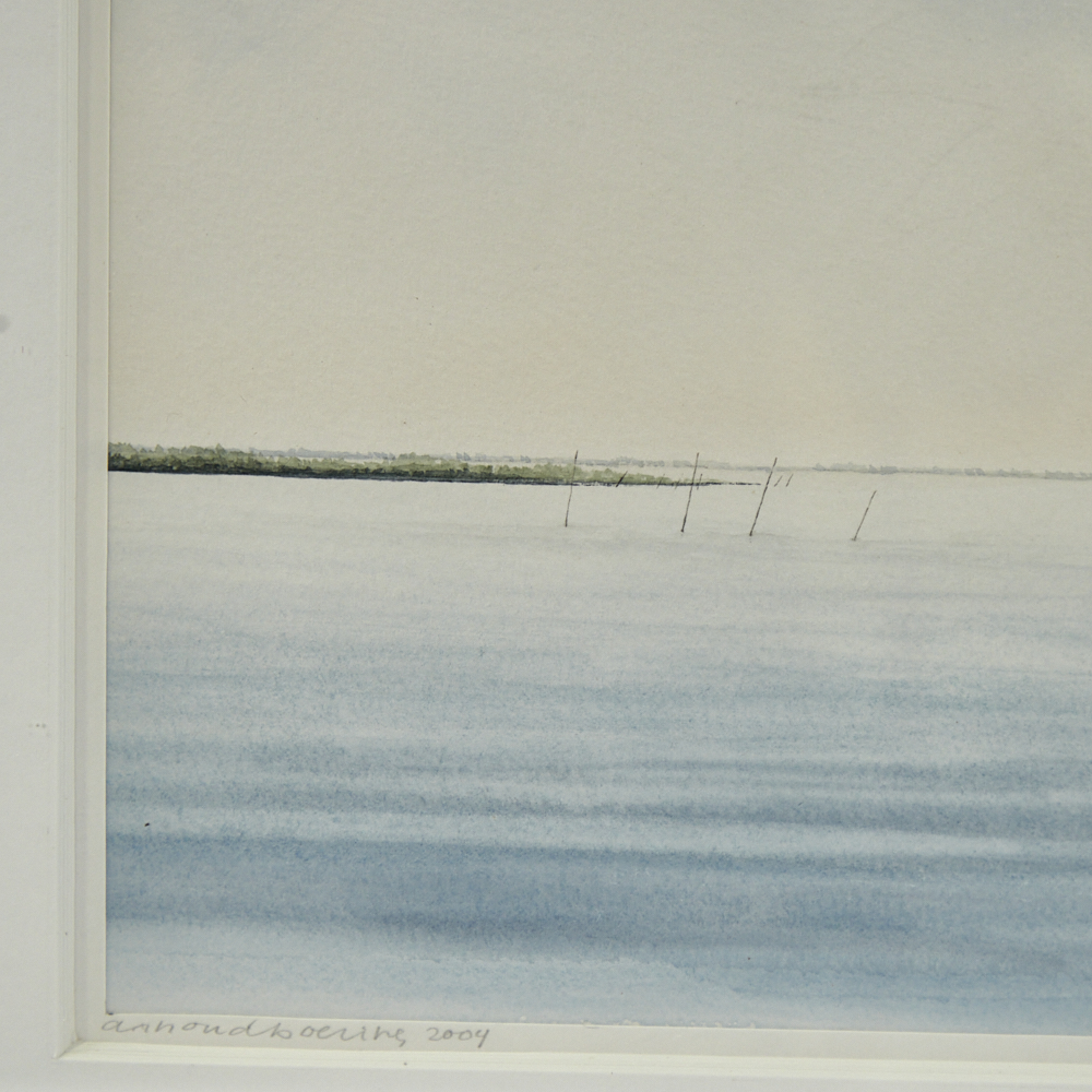 Arnoud Boering (born 1951), coloured etching, shore scene, signed in pencil 2004, image 15.5" x 22", - Image 6 of 8