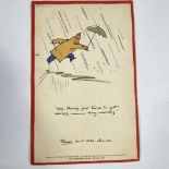 Fougasse (1887 - 1965), Ministry of War Transport Road Safety Campaign poster, Please don't take