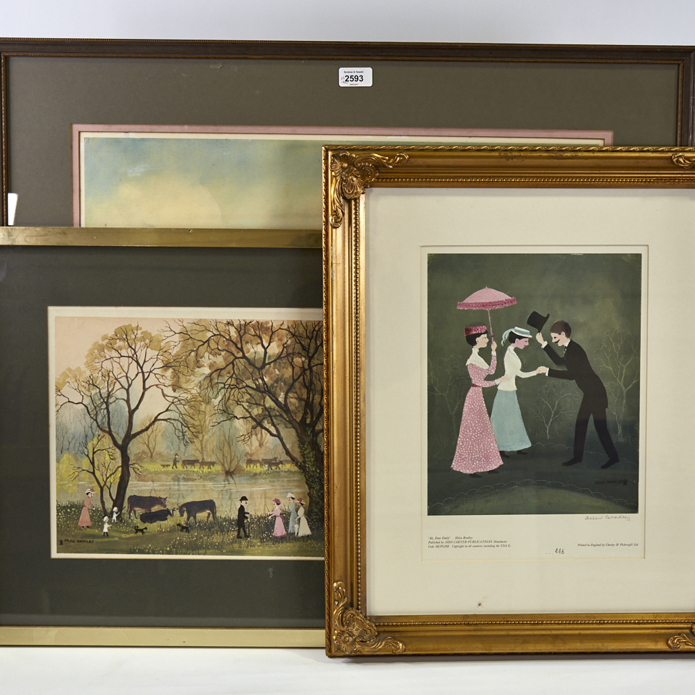 Helen Bradley, 3 Limited Edition prints, signed in pencil, including The Park On May Day, 18" x 24", - Image 8 of 8