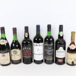 Various wine and Port, including 1974 Monimpex Tokaji Aszú 5 Puttonos, Don Ernesto Rioja (7 bottles)