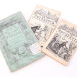An 1864 Charles Dickens number 4 issue of Our Mutual Friend, and 2 volumes of Boys of England pocket