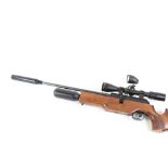 A BSA Guns .22 calibre air rifle, with Bushnell Elite 3200 telescopic scope, serial no. DP02021,