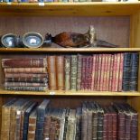 10 volumes "History of England", and various leather-bound books, including Fleetwood's Life of