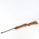 A BSA Meteor .177 calibre air rifle, break-barrel action, overall length 105cm