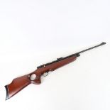 An SMK TH78D Thumbhole Deluxe .22 air rifle, bolt action, overall length 101cm