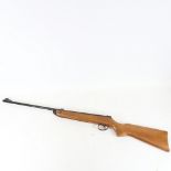 A BSA Meteor .22 calibre air rifle, break-barrel action, overall length 105cm