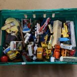 A quantity of toy vehicles, including Matchbox, Corgi, Tonka etc