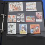 An album of Indian postage stamps (9 pages)