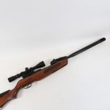 A Gamo Maxxim Elite .22 calibre air rifle, break-barrel action with cap magazine and Gamo 3-9x40