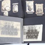 A 1932 photograph album, depicting studies of Japanese soldiers, and an early 20th Oriental family