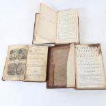 3 18th century leather-bound books, including 1797 The Seasons by James Thomson, Arabian Nights