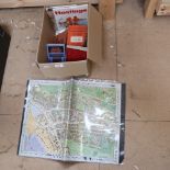 A boxful of maps including Hastings