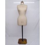 A Vintage Stockman mannequin on cast-metal stand, height 155cm
