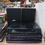 HACKER - a Vintage Centurion music centre record player, with Garrard SP25 MK IV turntable, and a