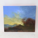 Alan Rankle, oil on canvas, landscape, 2014, 26cm x 30cm