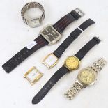 Various wristwatches, including Avia and Lotus (6)
