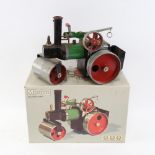 A Vintage boxed Mamod model steam roller