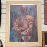Julian Gordon Mitchell (Ex. Royal Society of Portrait Painters), oil on canvas, impressionist