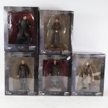 5 Dark Horse Deluxe Game of Thrones toy figures, including Robb Stark, all boxed (5)
