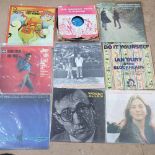 Various vinyl LPs and records, including The Who, Johnny Cash, Earl Hines etc (boxful)