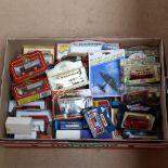 A quantity of various Vintage transport vehicles, toy cars, aircraft etc, including Matchbox, Models