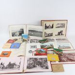 A group of various Vintage photographic views books, including Hastings and St Leonards, Isle of