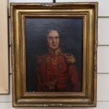 Oil on canvas, portrait of Lord Fitzroy, Somerset, ADC to Wellington in the Peninsular, probably