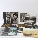 A group of photographs and prints