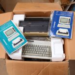 A Vintage boxed Amstrad PCW 8256 Personal Computer Word Processor, with keyboard, monitor, built-