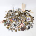 A large quantity of various military buttons, including African Royal Mail and City of Portsmouth