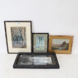 4 various 19th/20th century watercolours