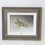 W Allan Hancock, acrylic, Tuatara, signed, framed, overall frame dimensions 41cm x 49cm