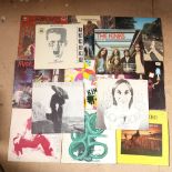 Various vinyl LPs and records, including The Beatles, Bob Dylan, Joe Cocker, The Who etc