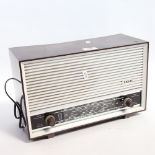 A Vintage Ekco Bakelite radio, model no. U353, W37cm, H23.5cm, D16cm