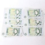 29 British £1 bank notes