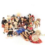 A group of Vintage toys and dolls (boxful)