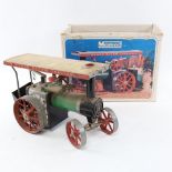 A Vintage boxed Mamod TE1A steam tractor traction engine