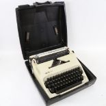 An Adler Gabriele 25 Retro portable typewriter